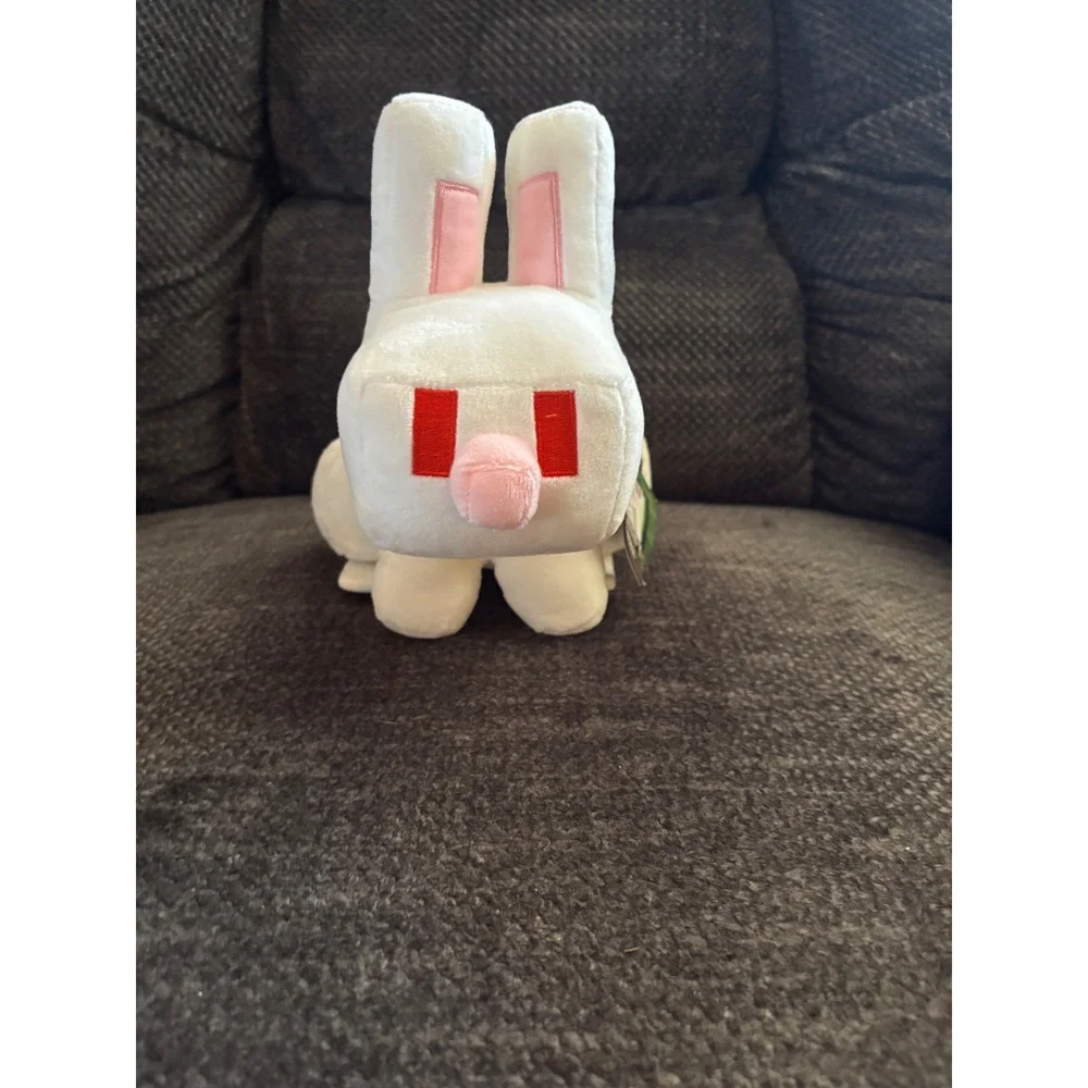 Minecraft White Rabbit Plush Mattel Mojang Studios Plush NWT